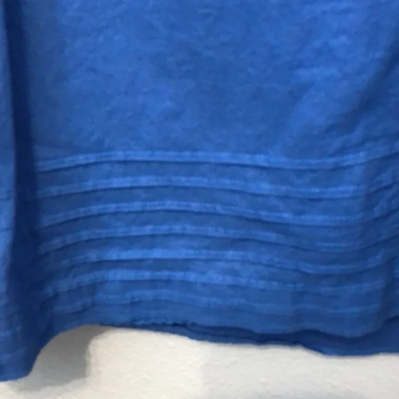 Maeve dress Women's size Small S blue sundress Made in India EUC lace pleat EUC - Picture 10 of 12